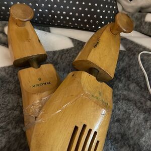 Florsheim Nadex Vintage wooden shoe stretcher/shoe tree spring loaded adjustable
